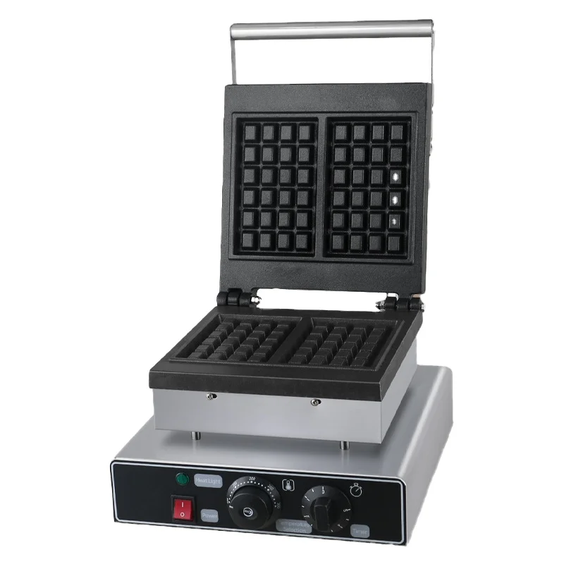 Wholesale Breakfast Waffle Maker Toaster Panini Waffle Makers Other Snack Machines Street Food Machines Custom Waffle Iron