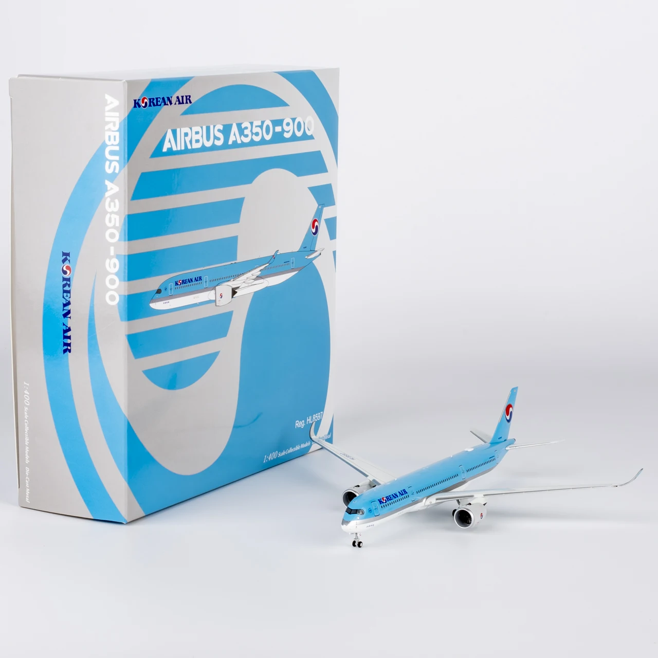 

39103 Alloy Collectible Plane Gift NG Model 1:400 Korean Air "SkyTeam" Airbus A350-900 Diecast Aircraft Jet Model HL8597