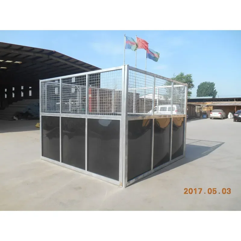 2025 Used Australian & American Standard Portable Horse Stable Stalls Fence Panels /mew/barn Front Doors for Sale(XMR)