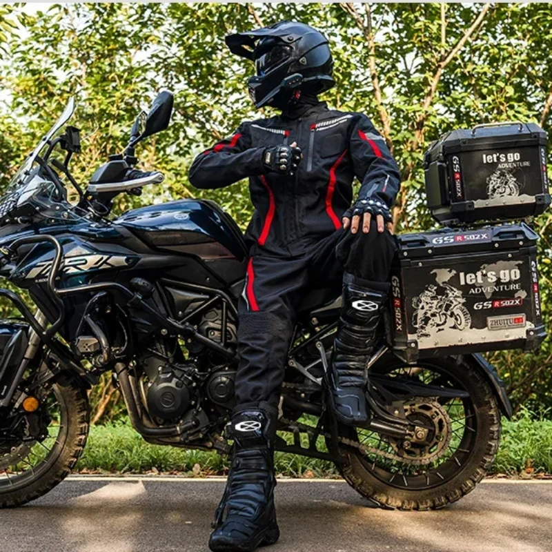 Motorcycle Racing Gear Men's Jacket Resistant Accessories Waterproof Windproof Warm Durable Removable Armor Protector Clothes
