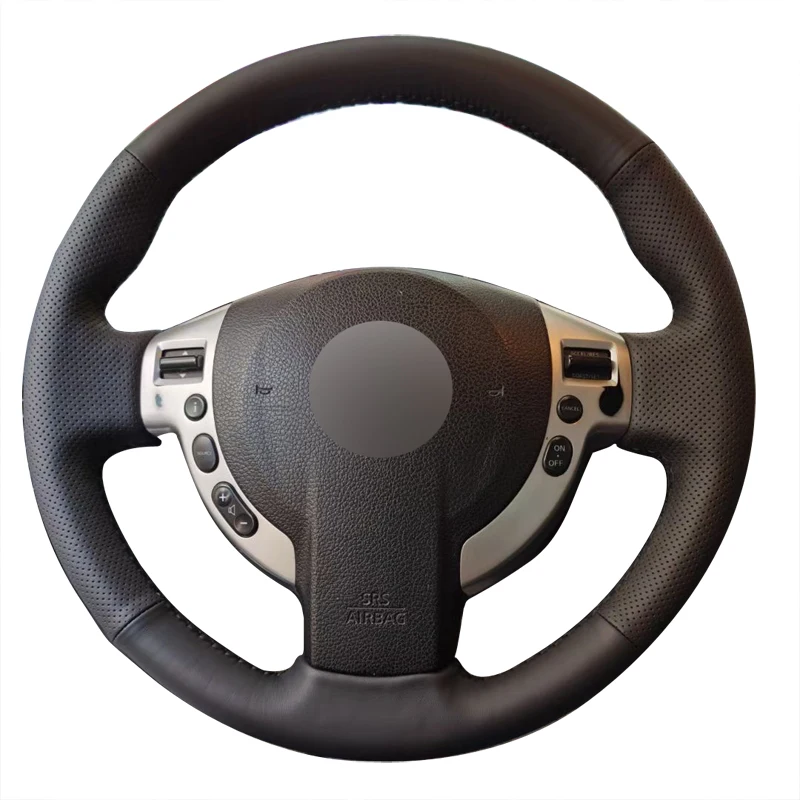 

Чехол на руль для ручного шитья для 2008 2009 2010 2011 2012 Nissan Rogue из микрофибры