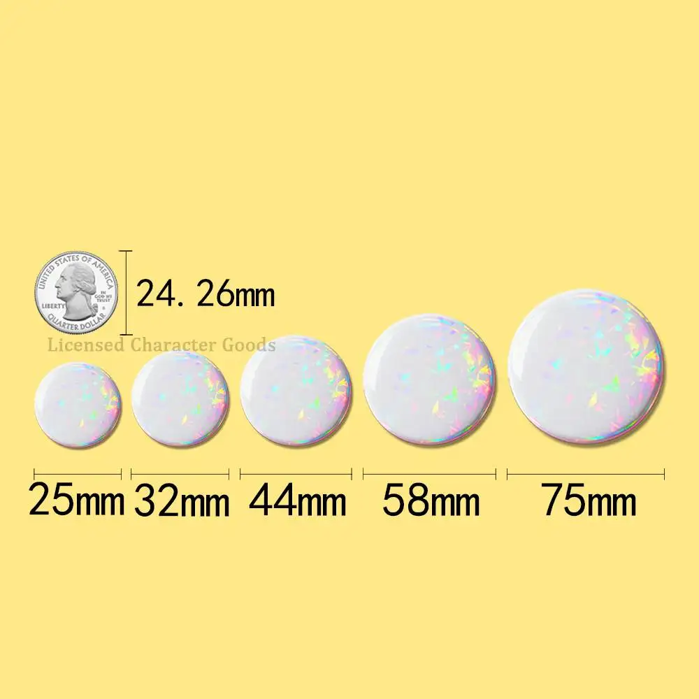 T-Twixxel Badges Round Nijigen Otaku Culture IP peripheral products 58mm 44mm 32mm 75mm 25mm