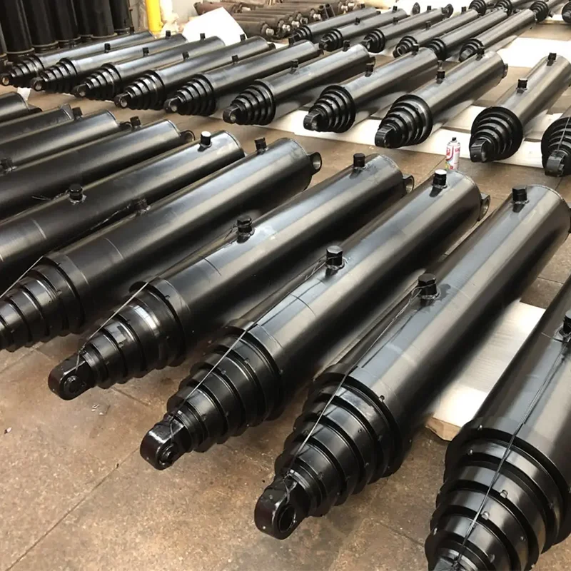 for Single Acting Hydraulic Cylinder High Pressure Hydraulic Ram for Dump Trailer Tipper Truck Agricultural Machinery Lifting
