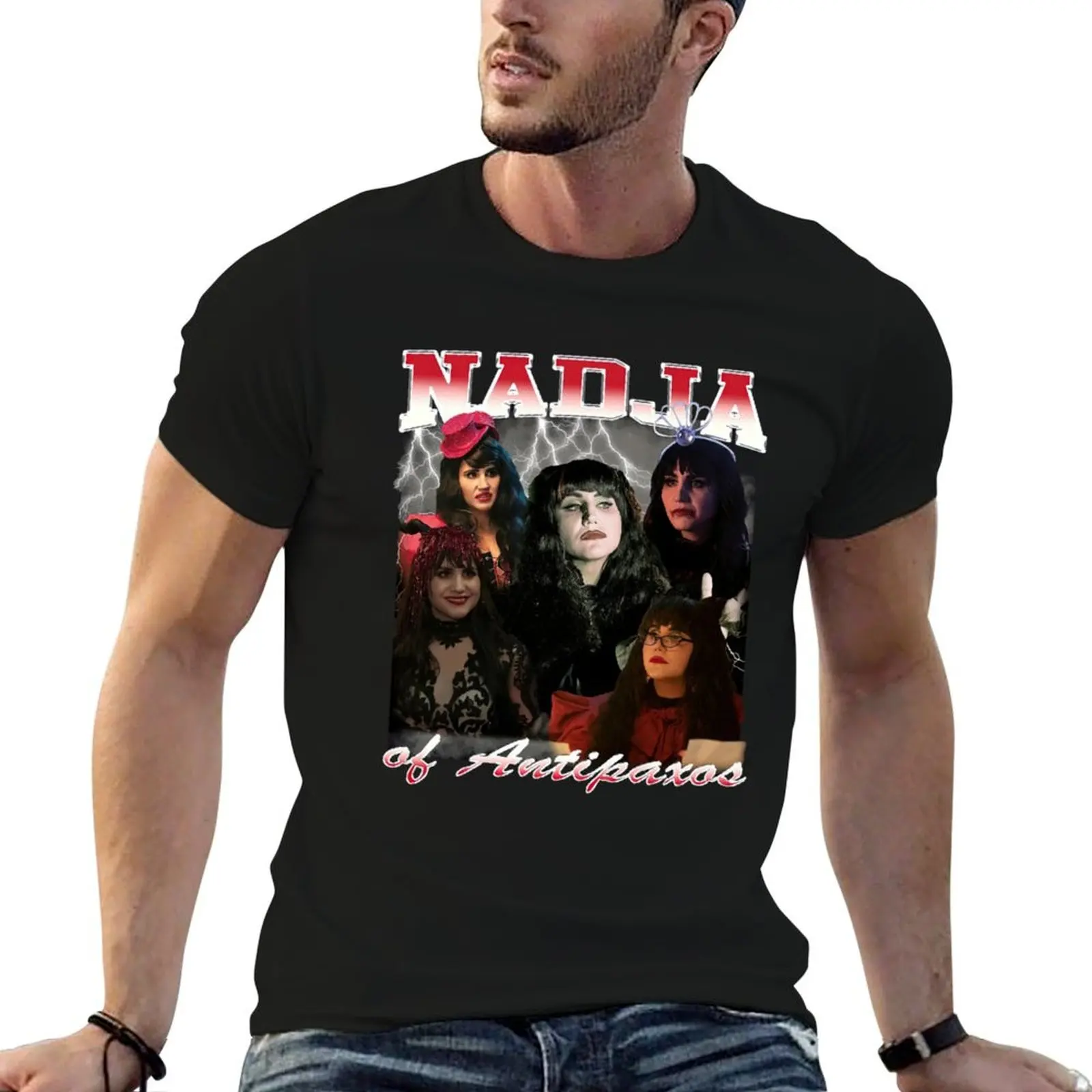 

Nadja Of Antipaxos 90’s, nadja doll T-Shirt summer 2025 Luxury man customs vintage anime shirt funny t shirts men