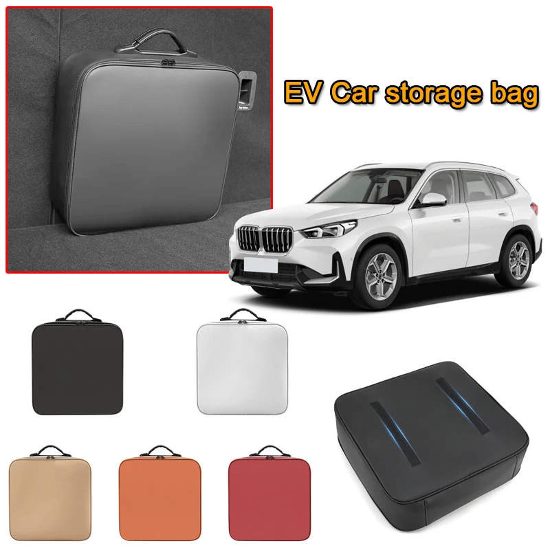 

Portable EV Car Charging Cable Storage Box Electric Vehicle Charger Cables Carry Bag For BMW i3 i4 i5 i7 i8 X1 X2 X5 X7 iX1 iX5