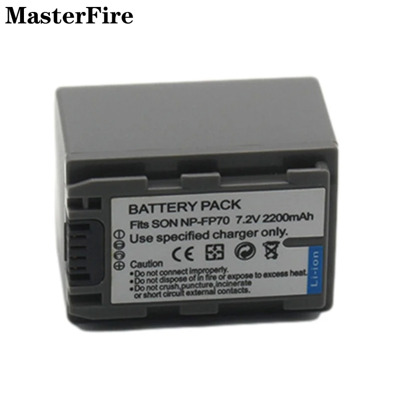 NP-FP70 NP FP70 2200mah 7.2V Camera Battery for Sony NP-FP30 NP-FP50 NP-FP90 DCR-DVD103 DCR-HC21E HDR-HC3E DCR-SR40E Batteries