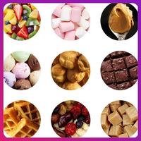Chocolate Fountain Mini Fondue Set With Serving Tray Included,Electric 3-Tier Machine With Hot Melting Pot Base.EU Plug Durable