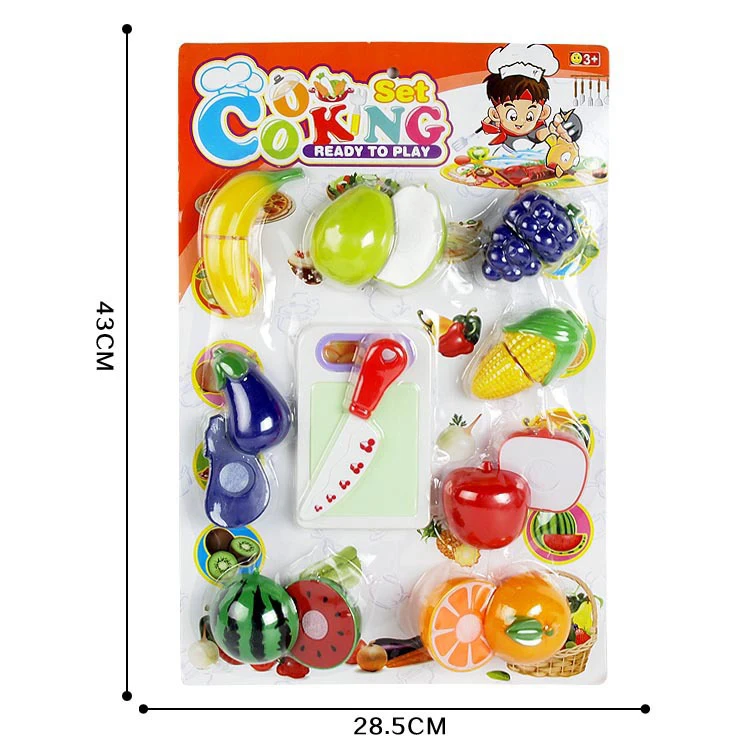 Ensemble de jouets de maison de jeu pour enfants, coupe de fruits frais, simulation de cuisine amusante, nourriture trempée, apprentissage précoce, cadeaux