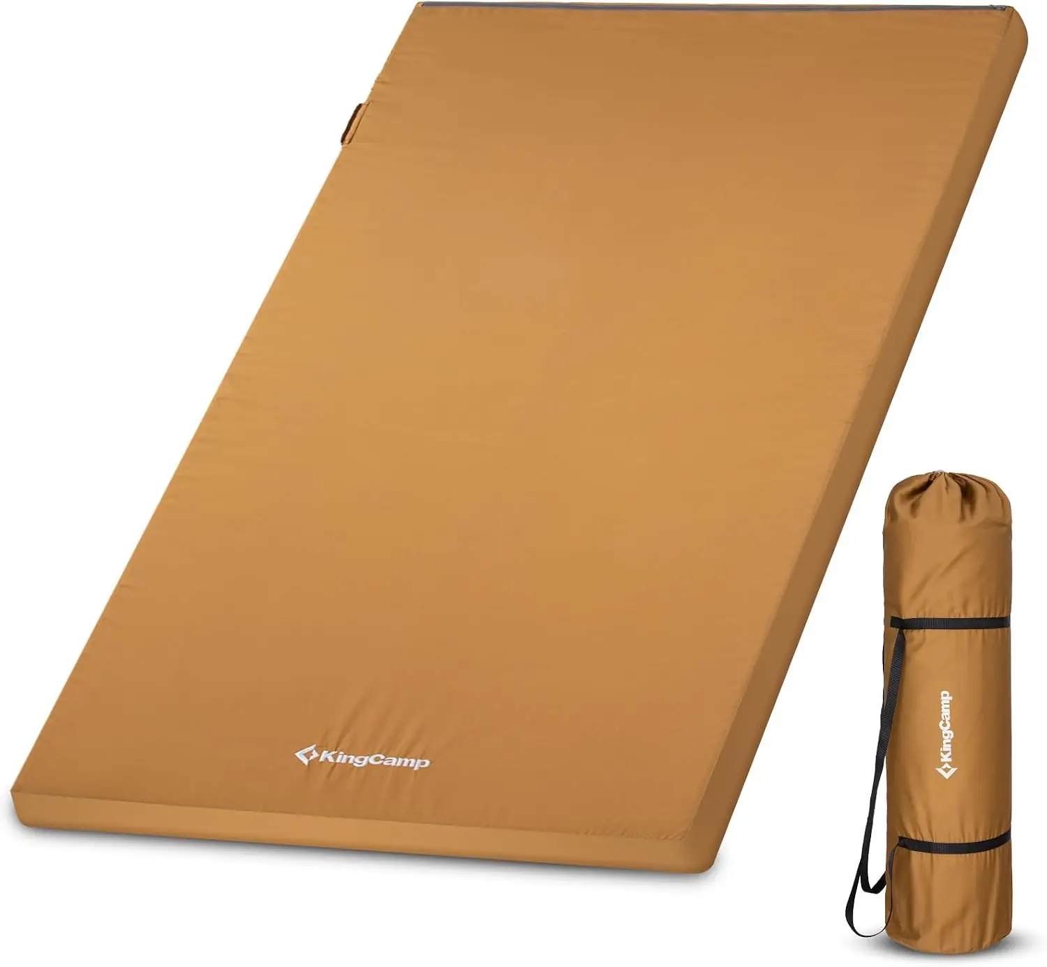 Comfort XXL Wide Perforated PU Foam Cot Mattress, Portable Roll Up Camping Mattress Cot Mat, Sleeping Mat with Roll Helper for C