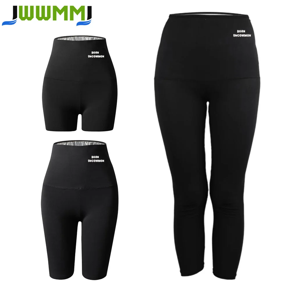 1Pcs Women Sauna Sweat Pants Thermo Fat Control Legging Body Shapers Fitness Stretch Control Panties Waist Slim Shorts