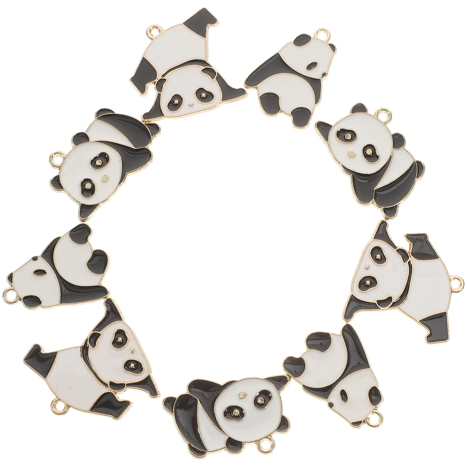 

15pcs Necklace Pendants Bracelet Decorations H made Alloy DIY Craft naments Earrings Accessories Charm Multicolor Durable