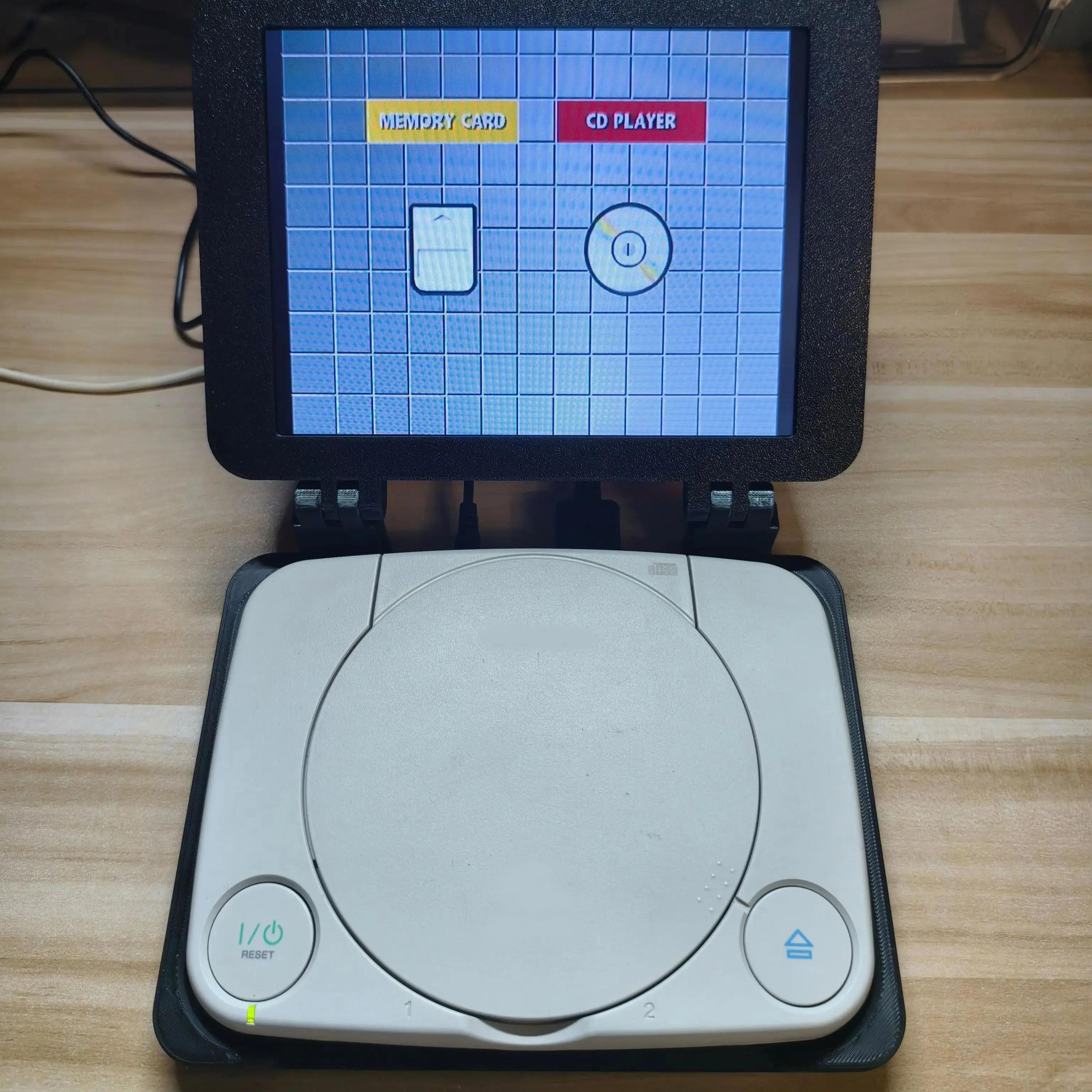 8Inch PSONE Retro Arcade Game Console Portable LCD Display Mini Monitor With Stereo For PSONE image 3
