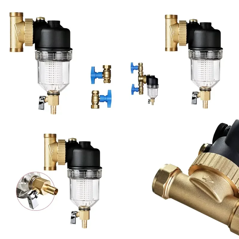 for HVAC Systems 12000 Gauss Magnetic Rust Removal Transparent Water Filter