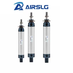 MAL Series Aluminum Alloy Mini Pneumatic Cylinder Double Acting Compact Air Cylinder MAL16 20 25/32/40mm Bore 10-100mm Stroke