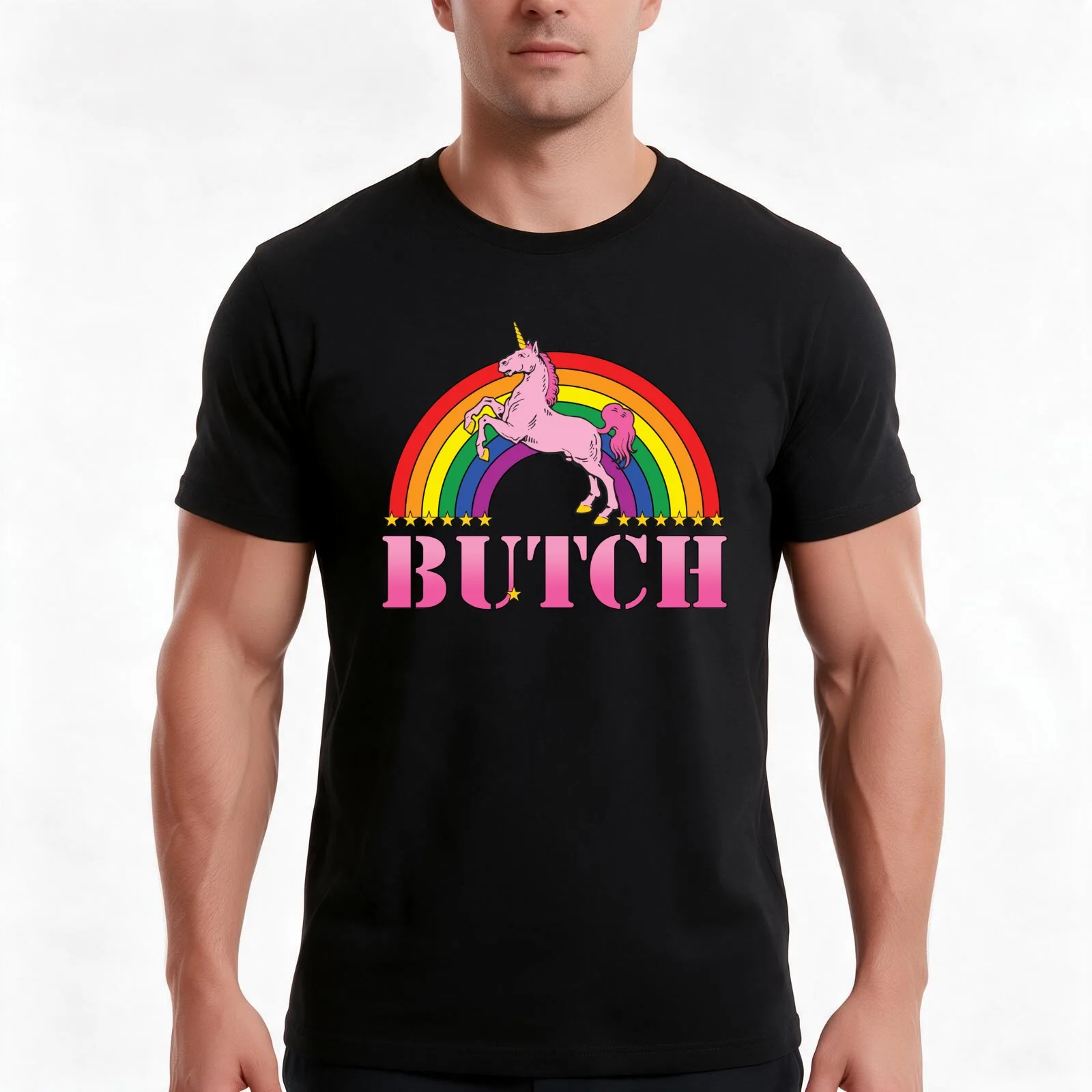Butch! T-Shirt, Vintage Retro Graphic Tee, Unisex Summer Casual Streetwear Top