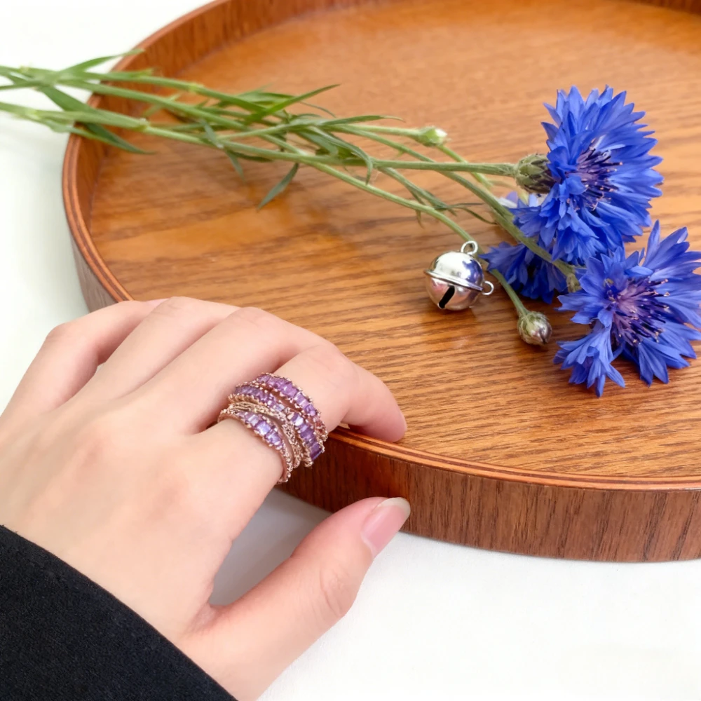 

2025 Trendy Jewelry Modern & Simple Women's Rings, High - end for Luxury Banquets, Ideal for Valentine's Day & Birthdays