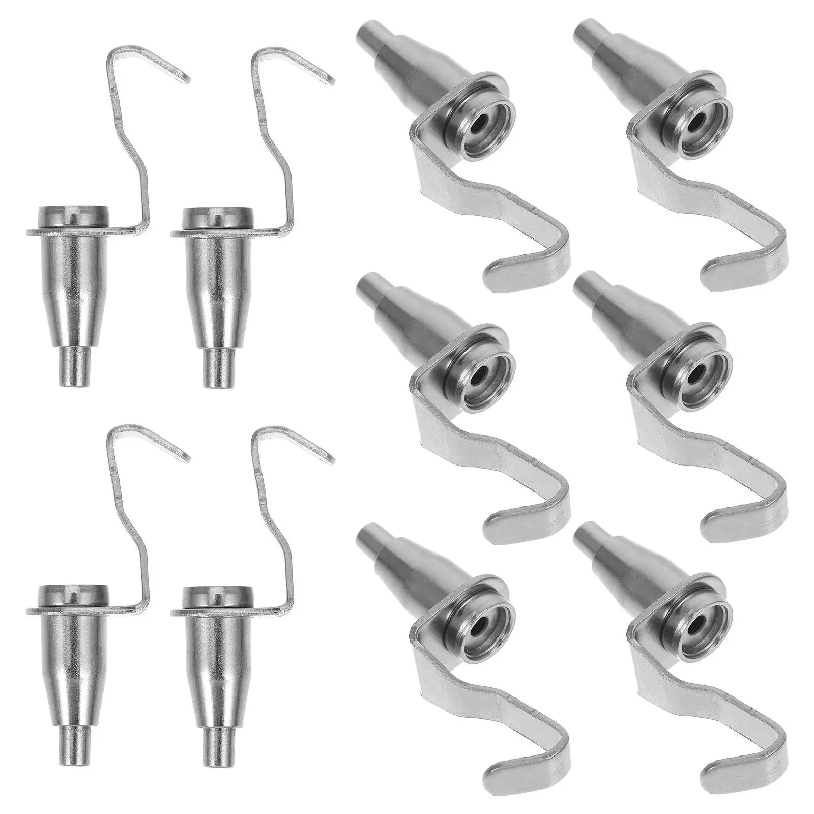 10Pcs Card Cable Clamps Adjustable Wire Rope Hangers Gallery Picture Hooks Art Exhibition Display System Accessories