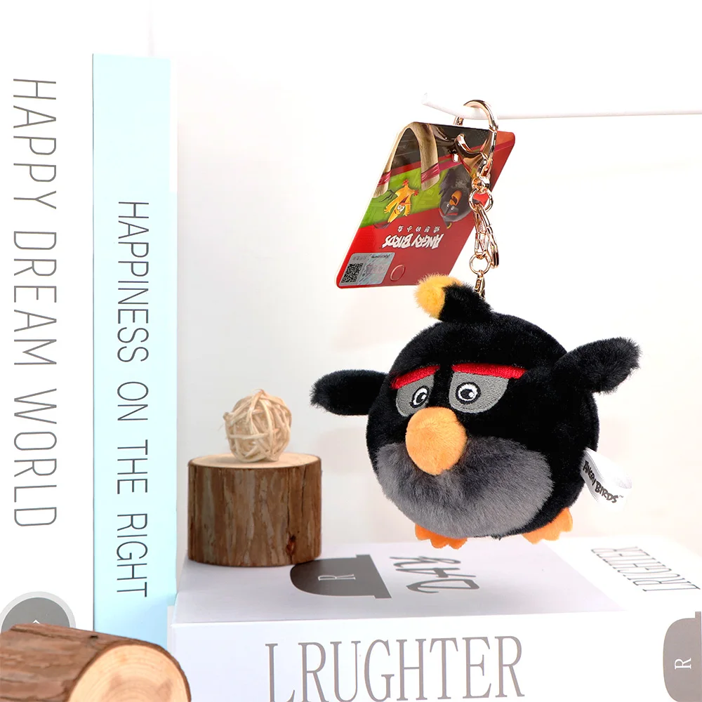 Angry Birds Original Plüsch-Schlüsselanhänger, 6,5–13 cm, Anhänger, Cartoon, Kawaii, Hängespielzeug, Stofftier, Dekoration, Geburtstagsgeschenke – Detail 9