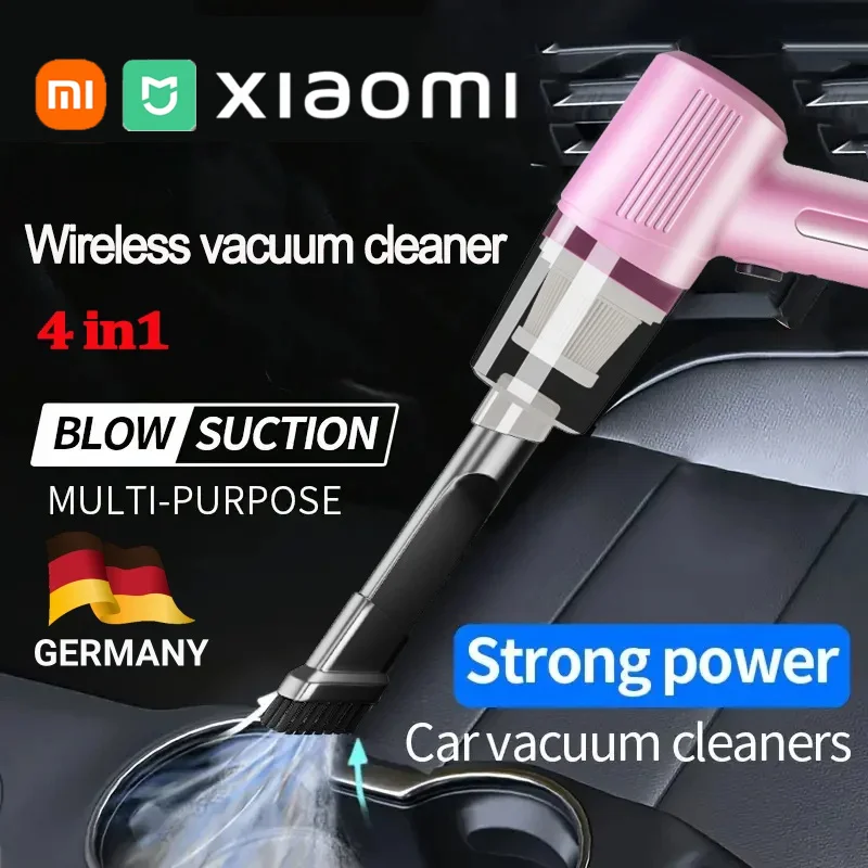 Xiaomi MIJIA Car Vacuum Cleaner Wireless Multifunctional Mini Portable High-power Suction Blowing Integrated Cleaning Appliance