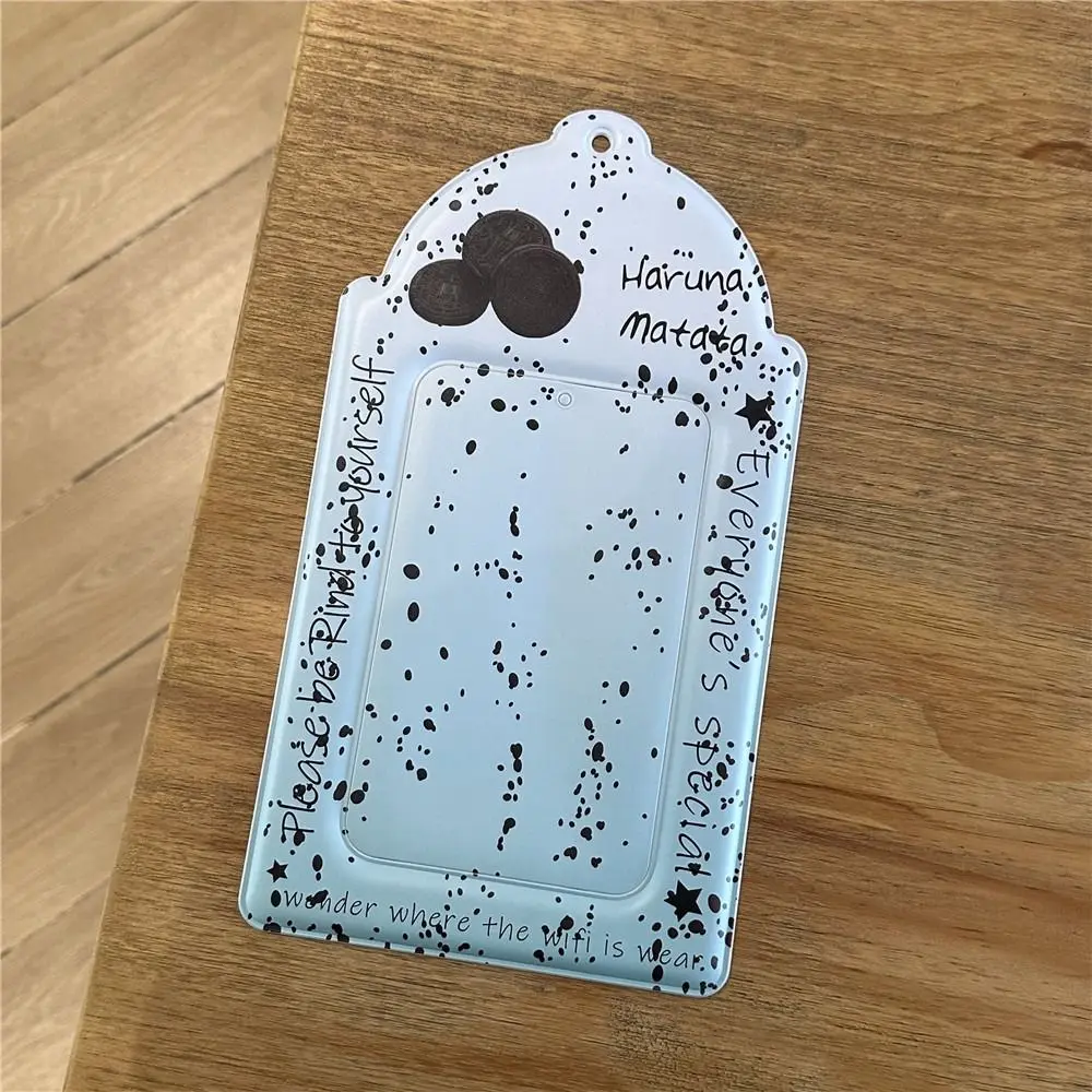 Protective Sleeve Idol Photocard Holder PVC Cartoon A5 Card Cover ABS Plastic Y2k Photos Protective Cover Idol Cards Collect