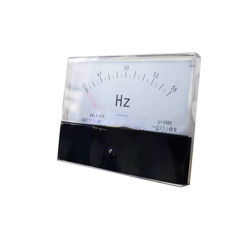 1PC 44C2-Hz misuratore di frequenza cc 0-50Hz/ DC10V sensore di eccitazione voltmetro puntatore quadrato misuratore Hz 100*80MM