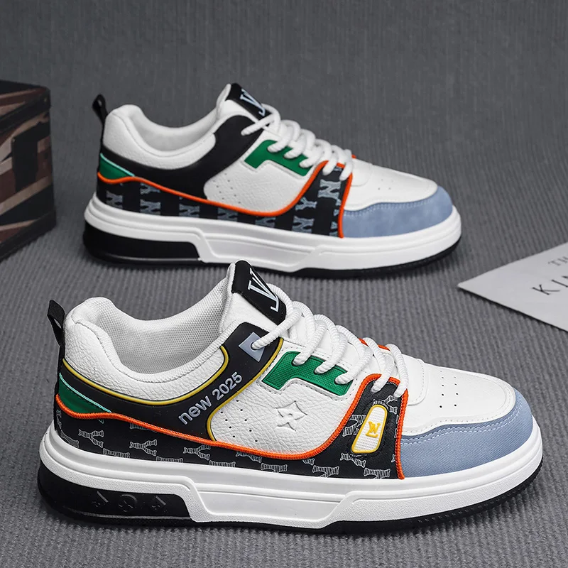 

Fashion Brand Men Casual Sneakers 2025 Classic Skateboard Shoes Men Comfortable Platform Man Designer Shoes zapatos de hombre