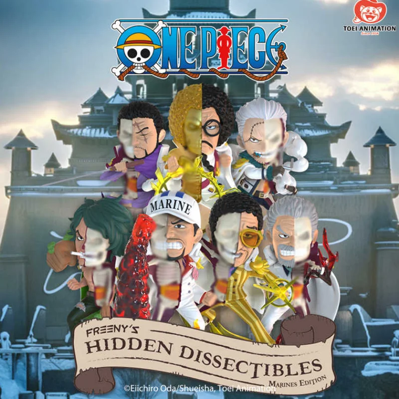 

One Piece Blind Box Mighty Jaxx Navy Series Anime Figure Borsalino Sakazuki Collection Desktop Decoration Model Gk Toy Toy Gift