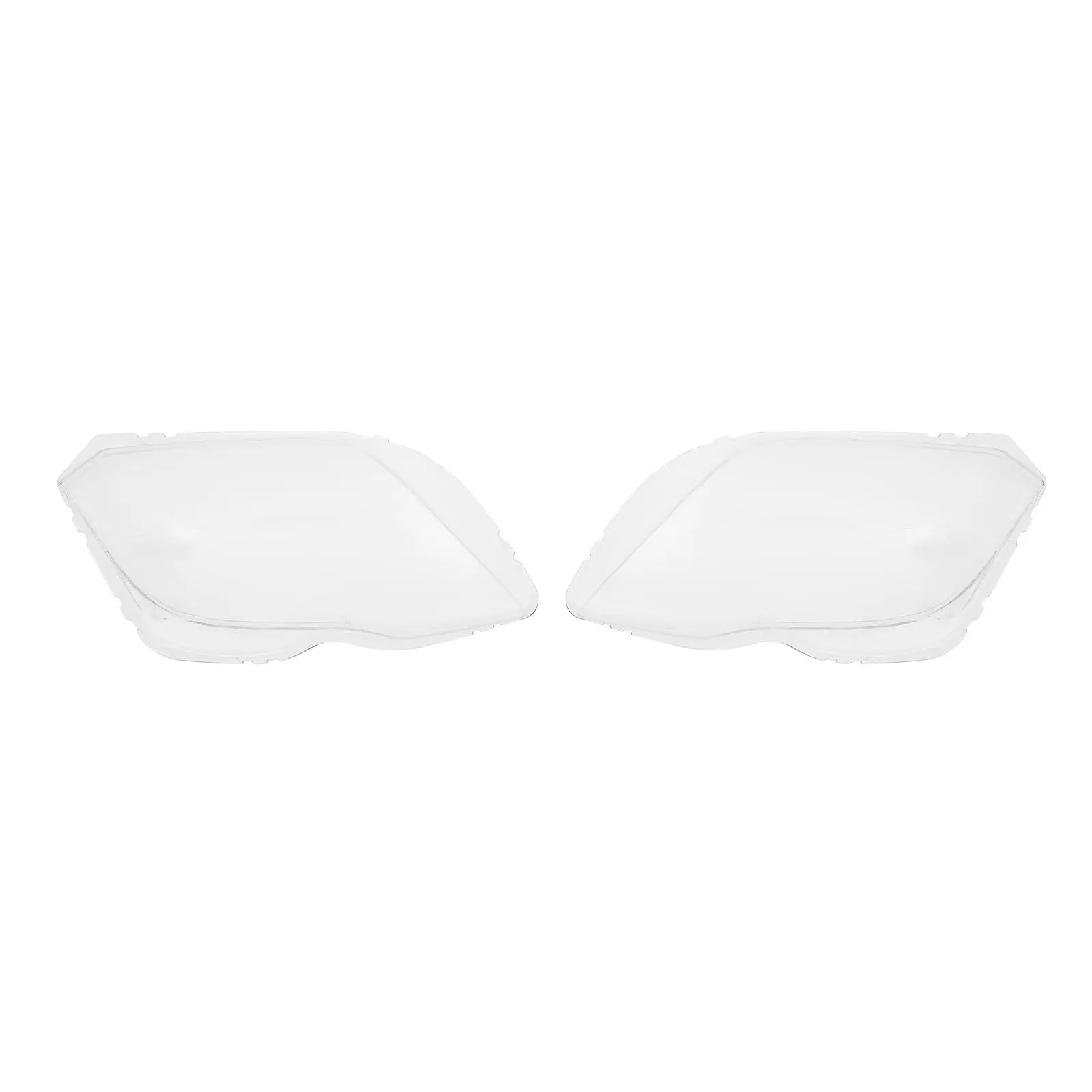 LOYALHEARTDY Headlight Plastic Cover Replacement for Mercedes Benz GLK X204 GLK250 GLK280 GLK300 GLK350 2013-2015, Pair Front He