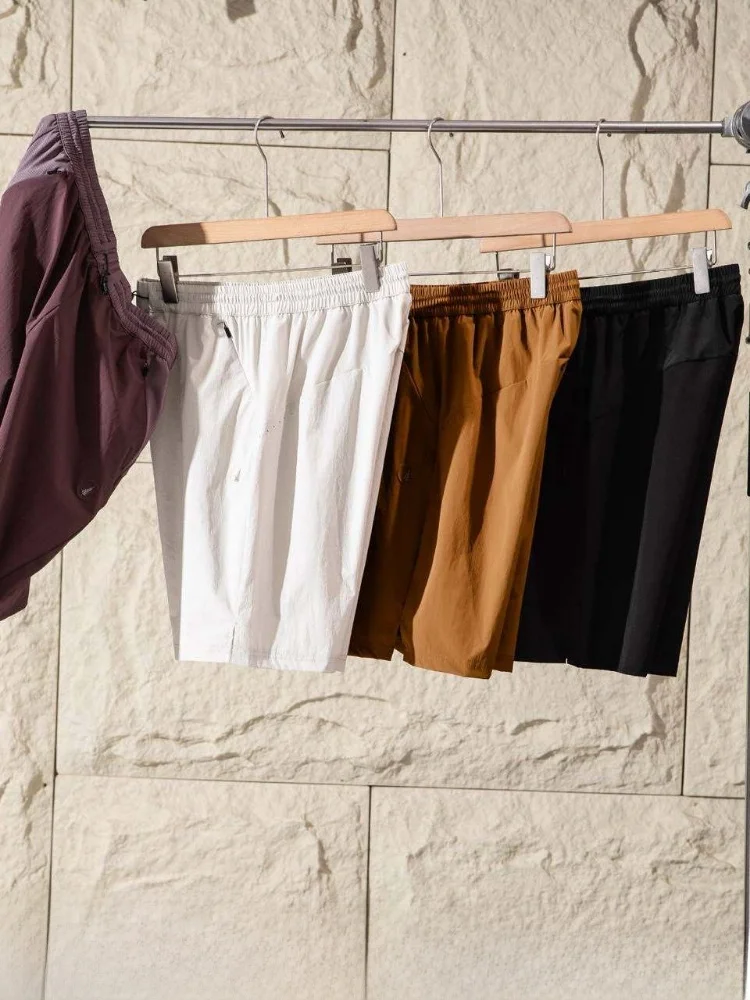 Quick Dry Breathable Summer Men's Outdoor Lightweight Comfortable Sports Casual Shorts Fashionable Loose Fit Nylon Spandex