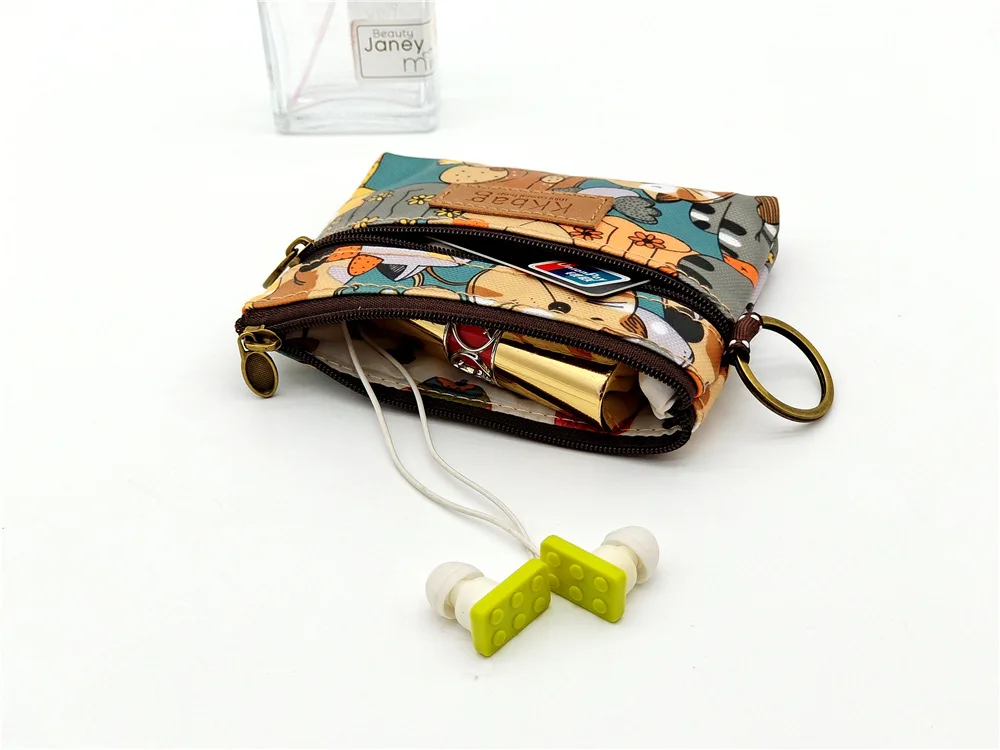 Polyester Wasserdichte Damen Münztasche Damen Organizer Brieftasche Weibliche Telefon Geldbörse Geldbeutel Clutch Handtasche Carteira für Mädchen – Detail 18