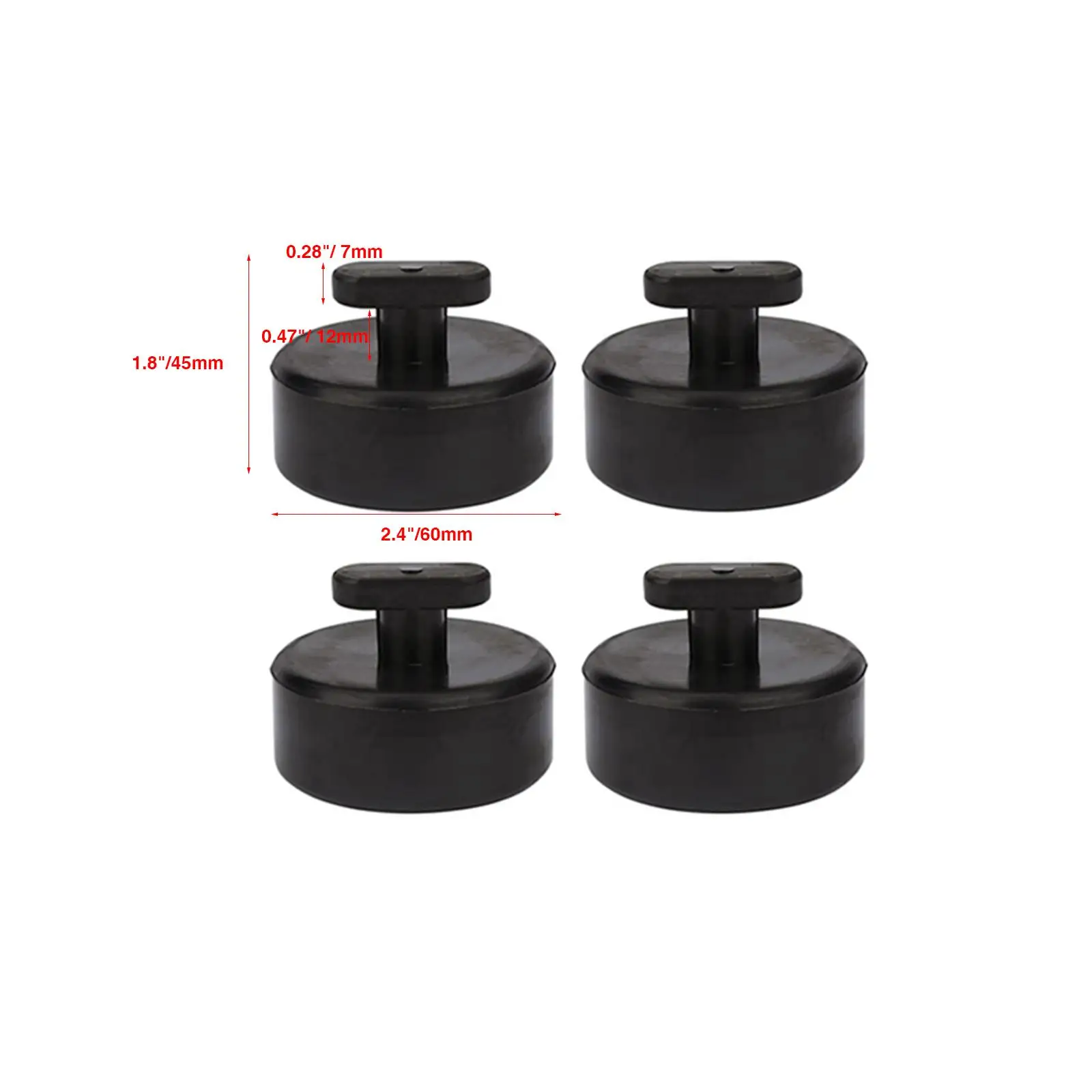 4 Stuks Jack Hefpads Beschermt Batterij Chassis Verf Jack Pads Adapter Voor Chevrolet Korvet C5 C6 C7 C8 G Z Vervanging