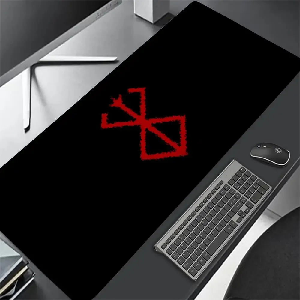 Hot Anime B-Berserk-k Cool Boy Computer Mouse Pad Gamer XL Computer HD Home XXL Mouse Mat Non-Slip