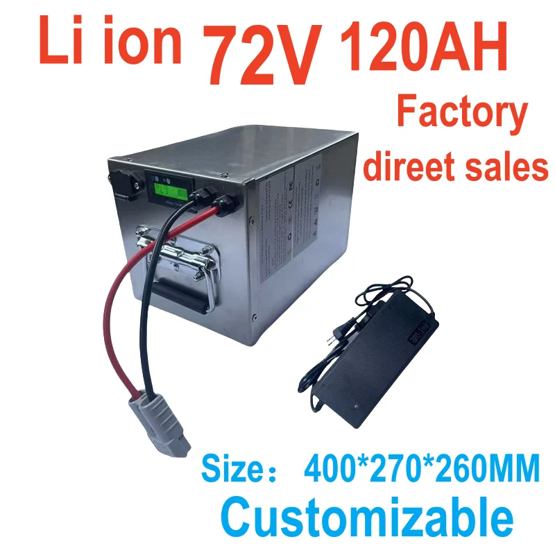 

XS 72v 120Ah 120A Not 100Ah 100A литий-ионный аккумулятор литий-ионный для велосипеда 6000W 7000W 8000W трехколесного велосипеда Вилочный погрузчик Мотоцикл AGV