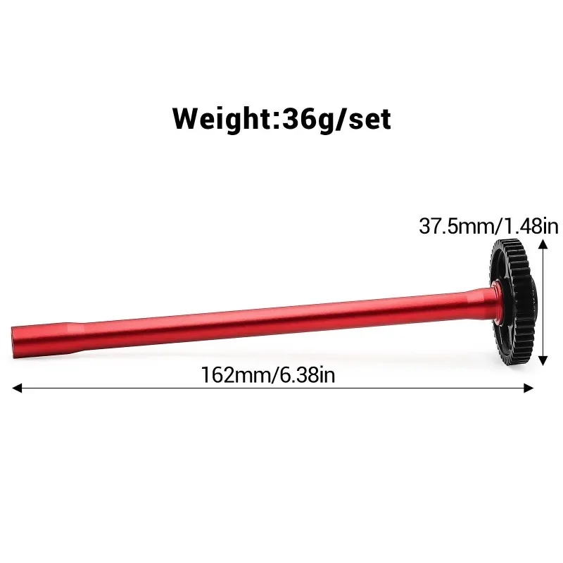 

Metal 45T Spur Gear and Center Driveshaft Set 10755 10756 for TRXS Mini Maxx RC Car Upgrade Parts Accessories