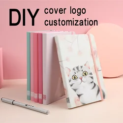 Kapak DIY dizüstü özel desen logo UV folyo damgalama zanaat herhangi bir desen öğrenci not defteri günlüğü destekler, günlük çizim kitabı