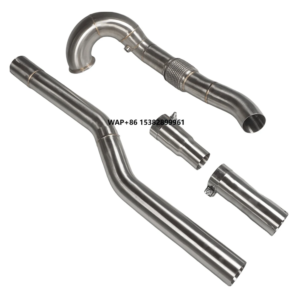 

S3 2.0T 304 Stainless Steel High Performance Exhaust Downpipe New Fits Golf 2015-2019 MK7 R Exhaust Straight Header