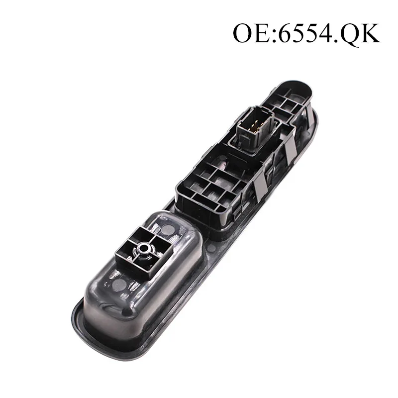 6490HQ 6554QK Uint Front Passenger Side 6 Pin Electric Window Switch For Peugeot 207 6554.QK