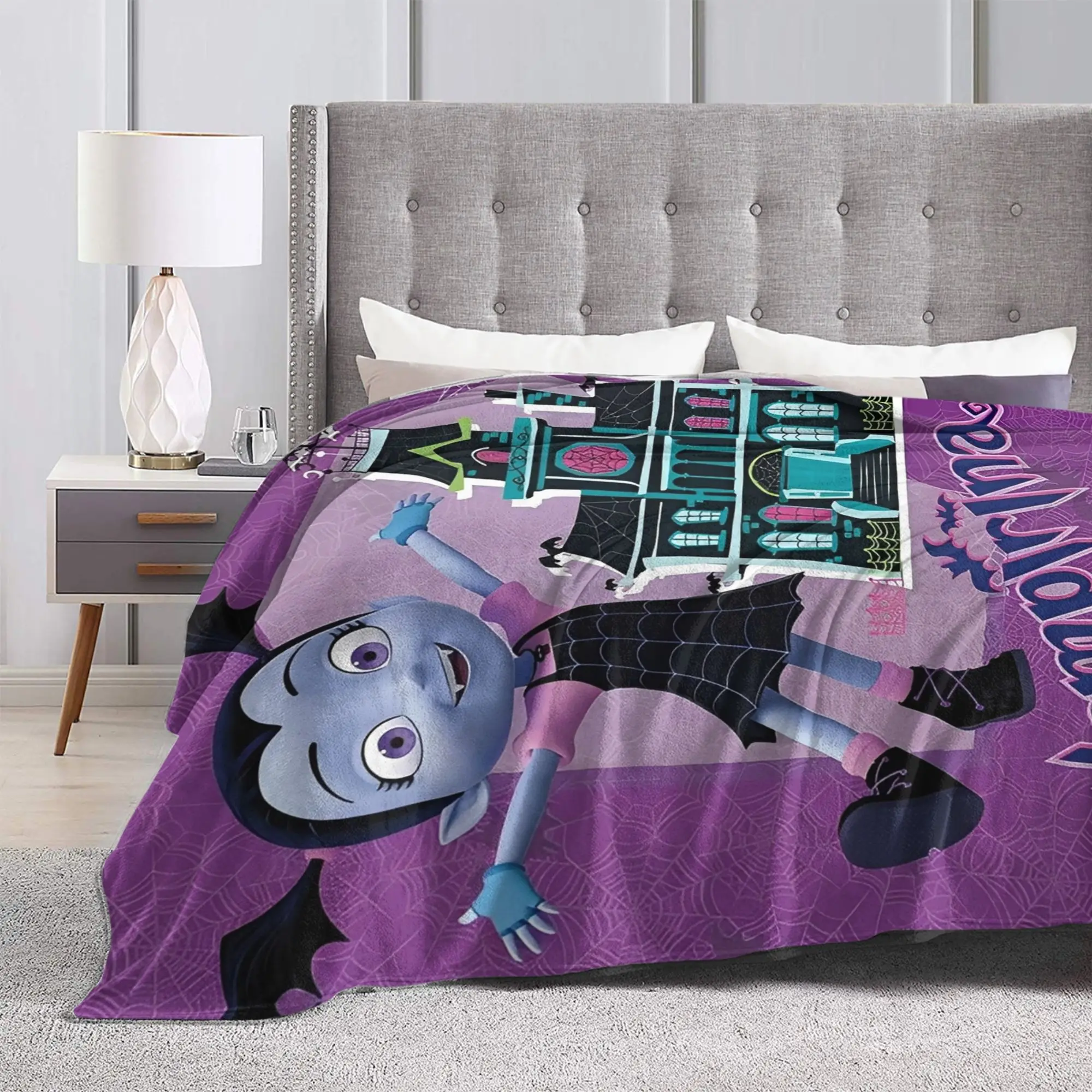 سوبر لينة مصاص دماء في سن المراهقة بطانية مصاص دماء قسط الصوف الفانيلا بطانية سرير خفيفة الوزن الدافئة بطانيات قطيفة استخدام كل موسم #3