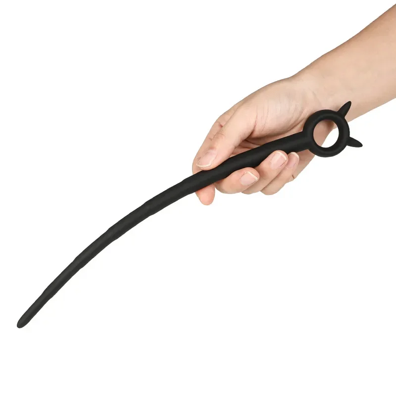 ذكر سيليكون طويل مجرى البول التوصيل الحصان العين قضيب تحفيز الإحليل لعبة استثارة القضيب إدراج موسع السبر القسطرة الاستمناء قضيب #3