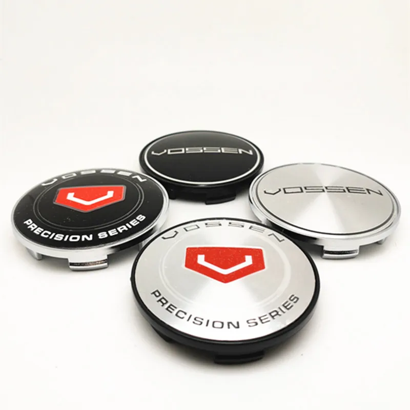 4pcs 68mm VOSSEN PRECISION SERIES Car Wheel Center Cap Rims Hubcaps Cover 65mm Sticker Emblem Badge Hub Auto Styling