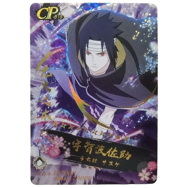 Anime NARUTO Rare CP UR Reflections Flash Cards Momochi Zabuza Uzumaki Kushina Toys for boys Collectible Cards Birthday Gifts