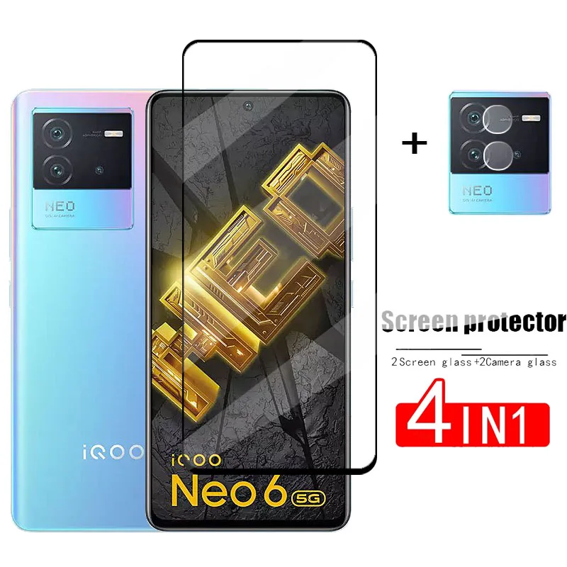 

Full Gule Glass For IQOO Neo6 Tempered Glass IQOO Neo6 Screen Protector HD Protective Phone Glass Lens Film For IQOO Neo6