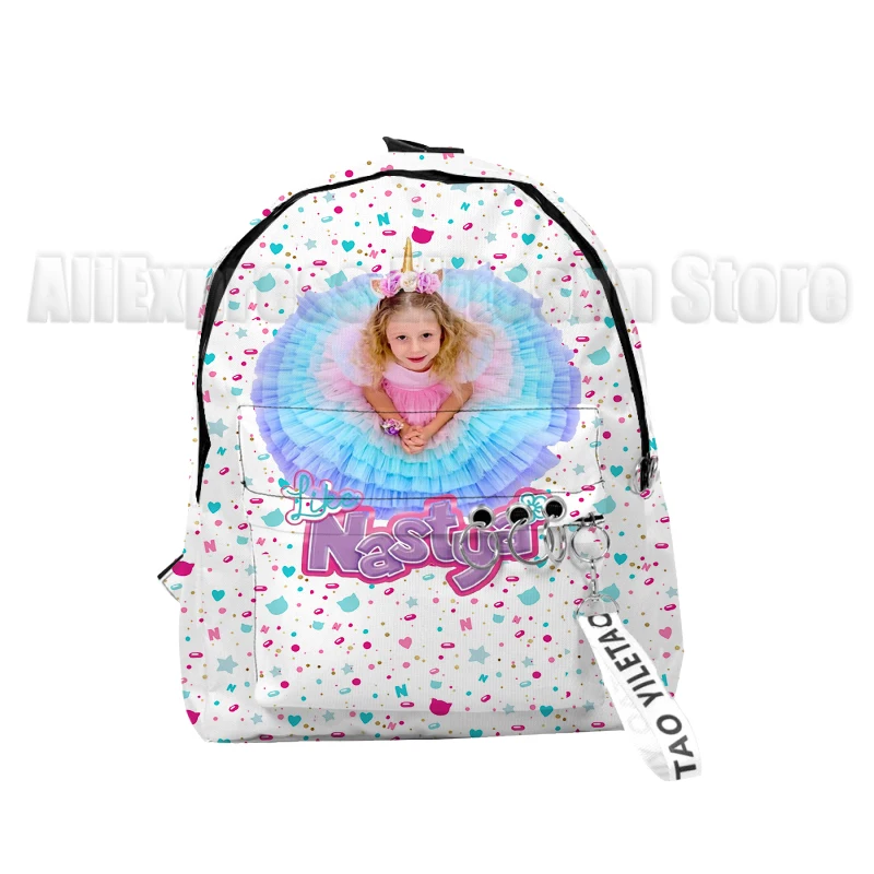 Like Nastya Backpacks For Kids Teens Cartoon Printed School Bags Boys Girls Primary Schoolbag Students Knapsacks Gifts