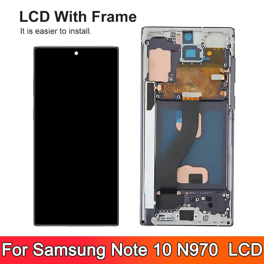 TFT For Samsung Note 10 LCD Display Touch Screen Digitizer Replacement for Note 10 SM-N970F SM-N9700 Display Department