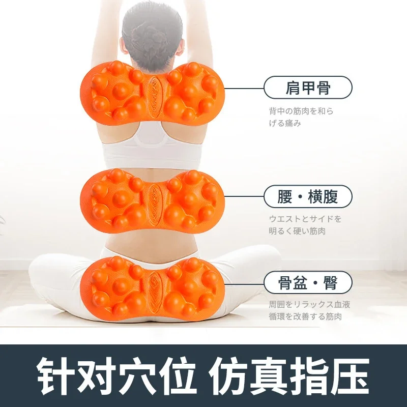 

Hot selling item Shiatsu Lumbar Massage Pillow Spinal Correction Lumbar Soothing Massage Pad Shoulder Back Cushion