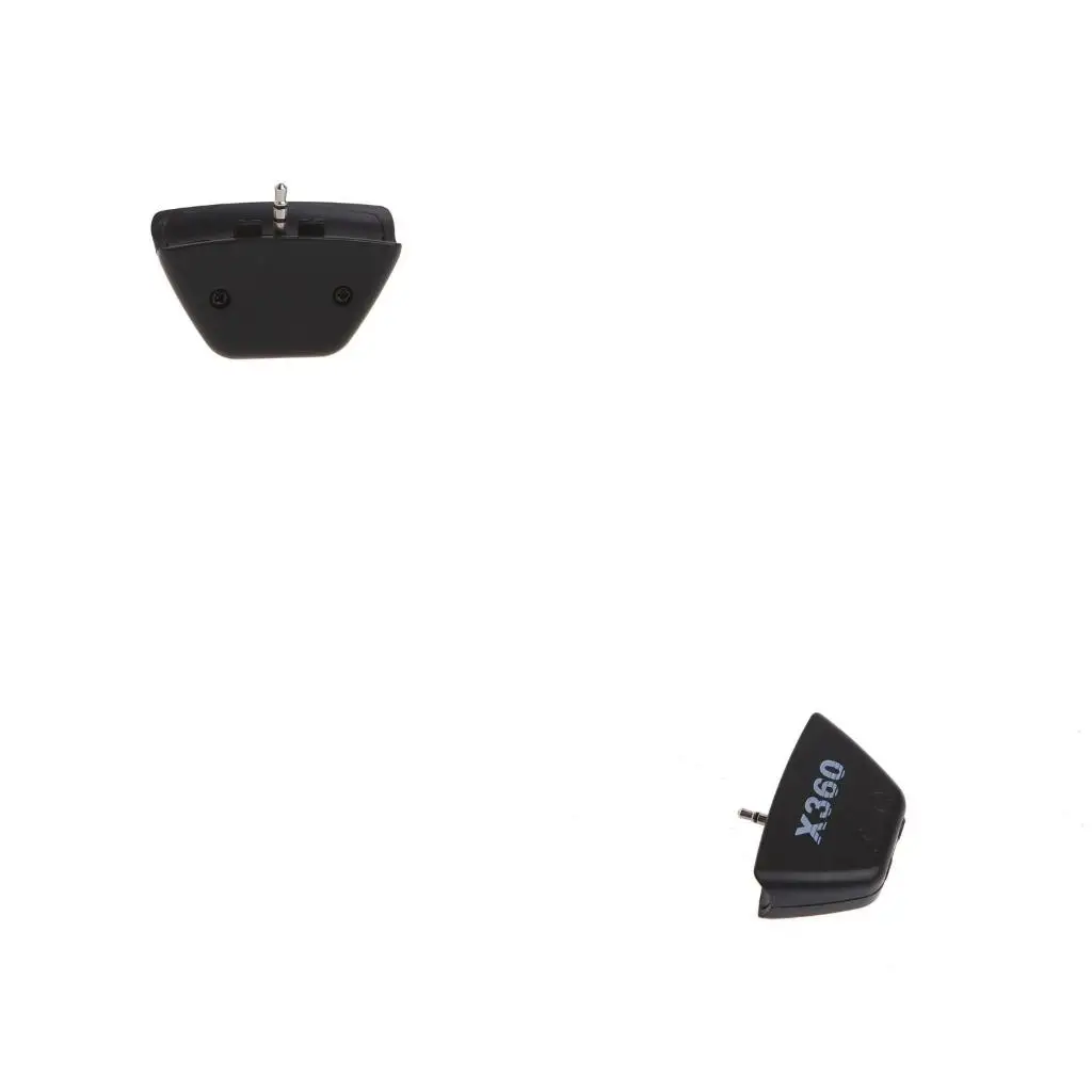 Black 2.5mm Microphone Headset Earphone Converter Adapter For 360