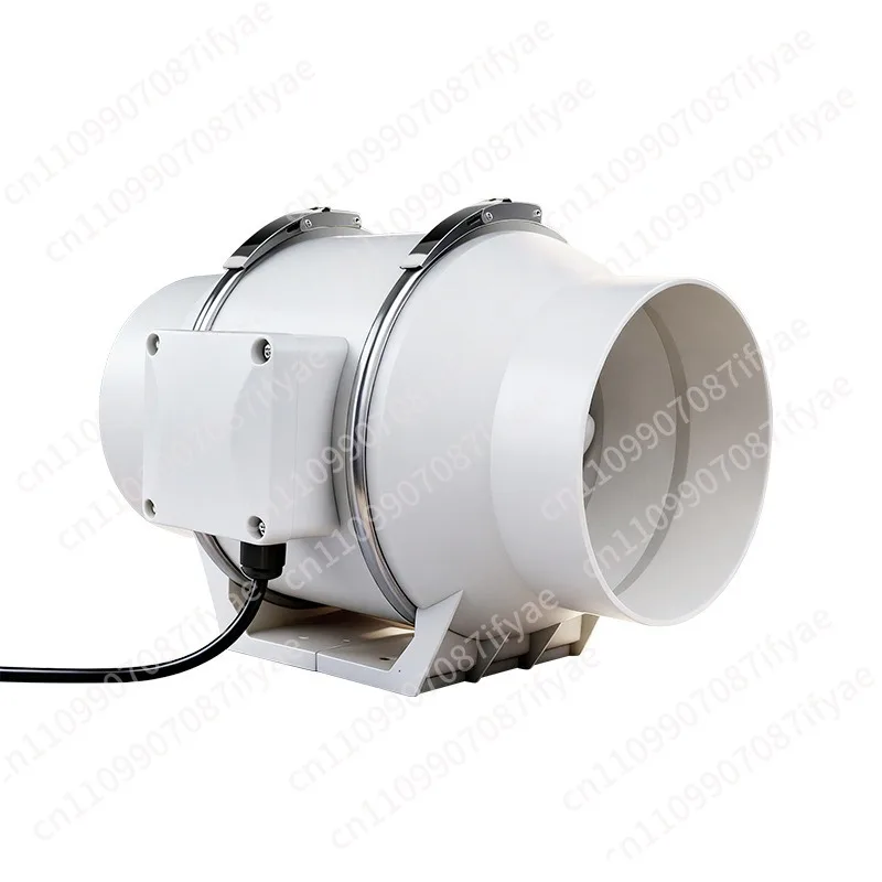 Duct fan diagonal flow booster powerful silent ventilation fan bathroom exhaust industrial exhaust exhaust