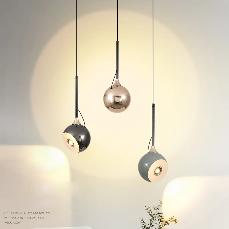 

Minimalist Small LED Pendant Light for Dining Room Restaurant Home Indoor Bedroom Decor Hanging Lamp Black Gold Bedside Light