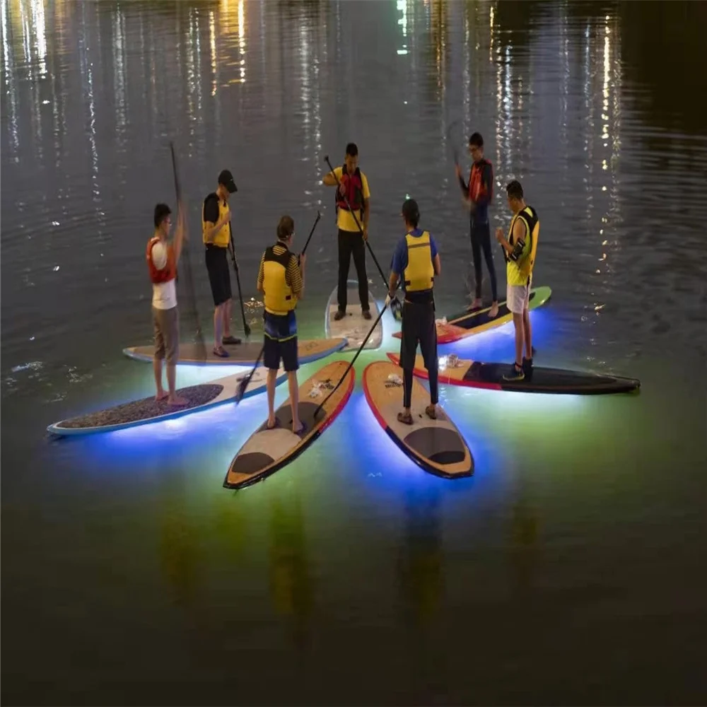 Paddle LED lamp waterproof night stroke lamp surfboard accessories SUP atmosphere line lamp