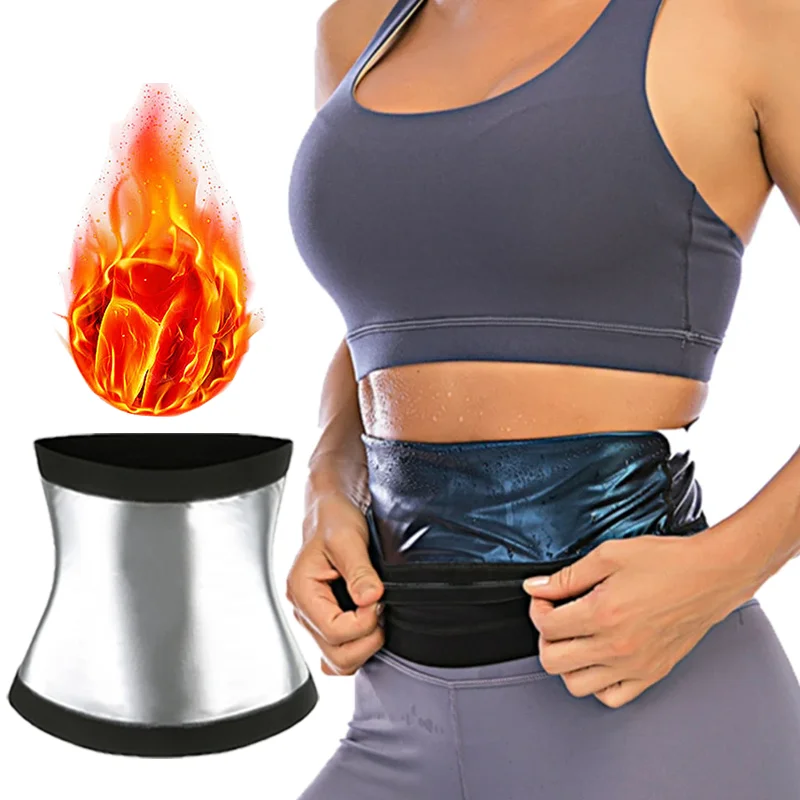 Women Waist Trainer Burst Sweat Corset Sauna Suit Slimming Belt Burning Fat Shaper Weight Loss Waist Training Belly Trimmer